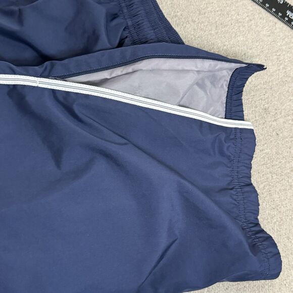 Vintage Reebok Track Pants L Women Blue Active Ankle Zip Logo Baggy 90s Y2K - Picture 8 of 12